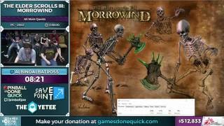 The Elder Scrolls III Morrowind by AlbinoAlbatross in 3506  SGDQ 2016  Part 122 [upl. by Etyak]