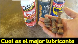 Cual es mejor Pb blaster wd40 o aflojatodo de truper [upl. by Ahsinauq]