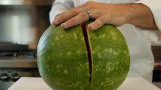 How to Cut a Watermelon  eTundra [upl. by Jilly]