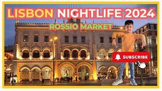 Lisbon Nightlife 2024 Unforgettable Nights at Rossio Night Market lisbonlife portugal lisboa😀 [upl. by Aleda]