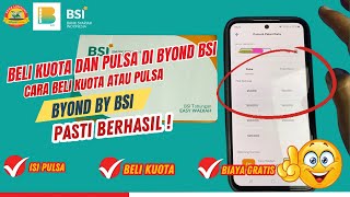 Cara Beli Kuota atau Pulsa di Byond BSI [upl. by Orella499]