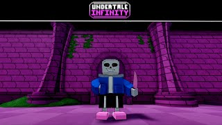 Undertale Infinity  Ruins dust sans [upl. by Kinemod]