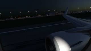 Landing zibo 737 Naples capodichino airport xplane 12 [upl. by Odeen]