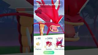 Shiny MEGA GYARADOS EVOLUTIONARY Line vs Team Rocket Leader ARLO in Pokemon GO [upl. by Ahsotal]