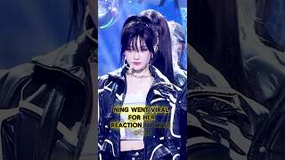 NingNings Viral Reaction to Male Idols Getting Too Close kpop shorts aespa [upl. by Edyaw]