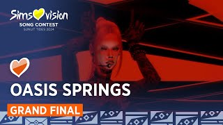 Trisha Hendrix  Antagonista  Oasis Springs  Grand Final  Simsovision 2024 [upl. by Aramanta]