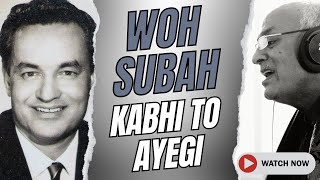 Woh Subah Kabhi Toh Aayegi  Vijay Sehgal  Phir Subha Hogi 1958  Mukesh  Hindi Cover Song [upl. by Kimball]