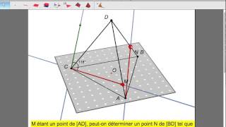 Investigation orthogonalité dans un tétraèdre [upl. by Nala]