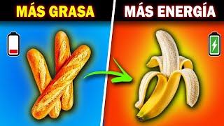 🍌 𝗟𝗔 𝗟𝗜𝗦𝗧𝗔 𝗘𝗦𝗣𝗘𝗥𝗔𝗗𝗔 Los 10 MEJORES CARBOHIDRATOS 🔋 MÁS ENERGÍA de forma SALUDABLE 💪 🔥 [upl. by Ekrub]