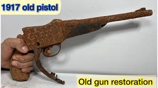 Old gun restoration 1917 model  303 bore gun restoration [upl. by Ulberto]