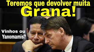 BOLSONARO E MOURÃO AOS YANOMAMIS A FOME PARA AMBOS A MORDOMIA VÃO SER CONDENADOS A DEVOLVER GRANA [upl. by Suki141]