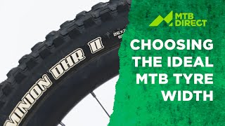 Choosing the ideal MTB tyre width [upl. by Dalston]