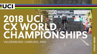 2018 UCI Cyclocross World Championships  ValkenburgLimburg NED  Men Elite [upl. by Lleznod222]