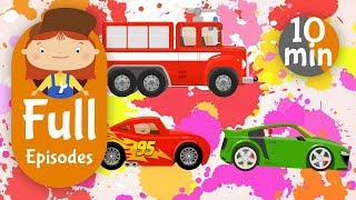 Learn Kids Colors Kids Cars and Trucks for Kids [upl. by Loise117]