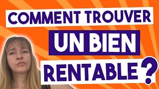 Comment trouver un bien rentable [upl. by Templer]