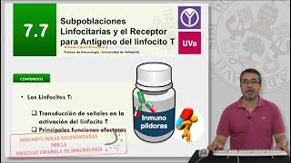 77 SUBPOBLACIONES LINFOCITARIAS Y EL RECEPTOR PARA ANTÍGENO DEL LINFOCITO T [upl. by Troc]