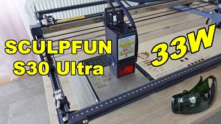 33W diode laser is a serious power  Sculpfun S30 Ultra laser cutter and engraver review [upl. by Anstus389]