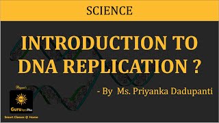 DNA Replication Lecture BSc MSc Zoology by DrPriyanka Dadupanthi Biyani Girls colleges [upl. by Rramo]