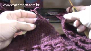 Crochê  Casaquinho para Bebê em Ponto Pipoca 6 à 8 Meses  Parte 0405 [upl. by Lesya]