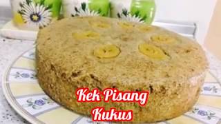 Resepi Paling Mudah dan Senang Buat Kek Pisang Kukus Guna Blender Sahaja [upl. by Tryck]