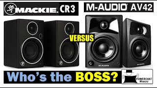 Mackie CR3 vs MAudio AV42 Which is Best [upl. by Akenet395]