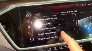 How to Reset and Calibrate the 2019 Audi A6 Tire Pressure Monitoring System [upl. by Chantal802]