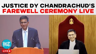 LIVE Farewell Ceremony Of Chief Justice DY Chandrachud  Supreme Court  Chandrachud Speech [upl. by Eedissac989]