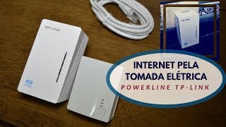 Tenha WiFi pela casa inteira através da rede elétrica  Conheça o Powerline TPLink [upl. by Ylicis803]