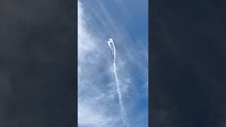 Plane falling out of the sky viralvideo beach aerobatic fighterjet jetflix italianairforce [upl. by Sualk]