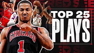 Derrick Roses Top 25 Plays as a Chicago Bull 🌹 [upl. by Randolph]