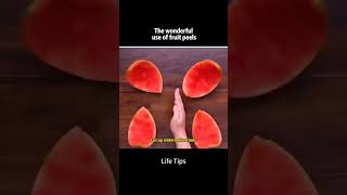 Fruit peels use thicks best ways tips fruitchopping food lifehacks bestwaytosavemoney [upl. by Alleyn154]