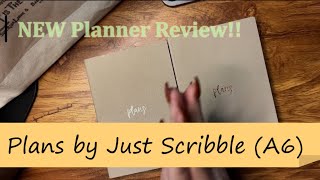 MUST SEE INDEPTH PLANNER REVIEW of PLANS by Just Scribble in A6 Horizontal [upl. by Eiddal]