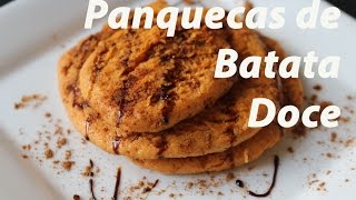 Panqueca de Batata Doce Sem Farinha  Panqueca Saudável  Joanabbl 121 [upl. by Neelehtak]