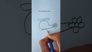 Helicopter drawing simple and easy kids art [upl. by Ahsitnauq189]