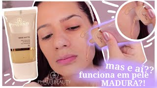 BASE PHALLEBEAUTY RESENHA COMPLETAcomo ficou em uma pele de 34 anos basephallebeauty basematte [upl. by Vastha]