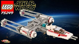 LEGO Star Wars YWing Resistance 75249 Episode 9 Rise of Skywalker Speedbuild Review [upl. by Ecinom]