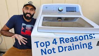 Top 4 Reasons Why Your GE Washer Is Not Draining [upl. by Dagny865]