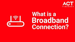 What is a broadband connection How does broadband internet work [upl. by Assiralc557]