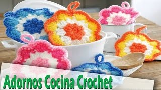 Adornos de Cocina tejidos a crochet Ideas e imagenes [upl. by Suirtemid]