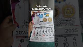 CALENDAR 2025 PERSONALIZED ✅TEMPLATE AVAILABLE Guardians brotherhood kapatiran PRINTINGSERVICES [upl. by Levey]