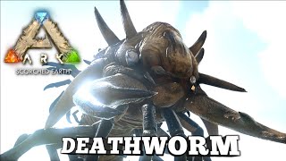 Hunting A Deathworm  Ark Survival Evolved  Scorched Earth [upl. by Eirrehc]