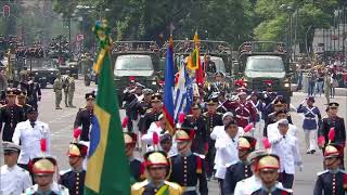 Desfile Militar 2023 Delegaciones extranjeras  Imagen Noticias [upl. by Daveta]