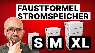 Stromspeicher für PVAnlage – Faustformel für die passende Größe [upl. by Babbette]