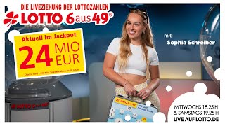 Ziehung der Lottozahlen vom 24082024 [upl. by Lareneg]