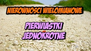 Nierówności wielomianowe pierwsze zadanka 2 [upl. by Talbott]