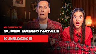 ME CONTRO TE  SUPER BABBO NATALE KARAOKE vastiprod instrumental reprod [upl. by Assilana444]