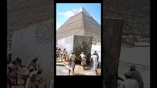 how the Ancient Egyptians built the pyramids shortsytshortspyramidegyptian [upl. by Eneryt69]