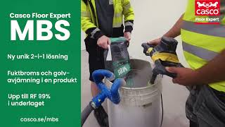 Casco Floor Expert MBS │Unik 2i1 lösning Fuktbroms och golvavjämning i en produkt [upl. by Yorke]