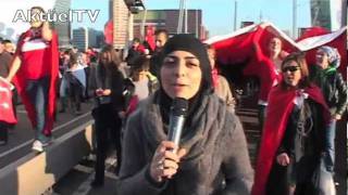 AktuelTvnl Turkse demonstratie in Rotterdam tegen Koerdische PKK 231011 [upl. by Baxter898]