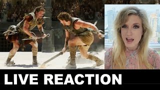 Gladiator 2 Trailer REACTION [upl. by Hctub322]